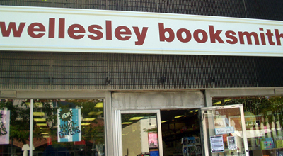 Wellesley Booksmith sign