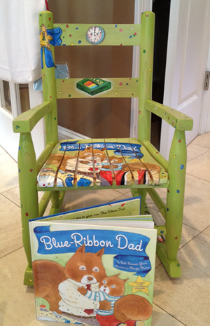 Blue Ribbon Dad chair